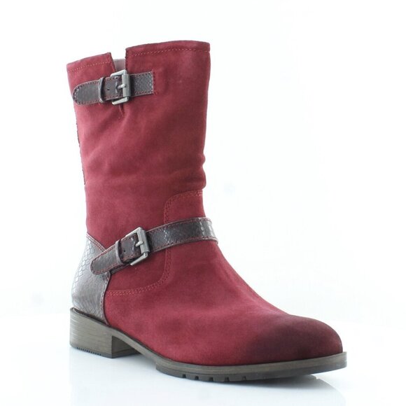 Naturalizer Genna Women's Boots Plum Rouge (WIDE) - Picture 1 of 6